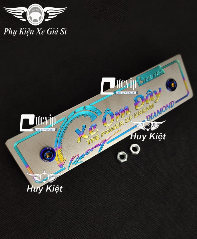 Bảng tên xe ôm đây kèm 2 ốc proti ms3628