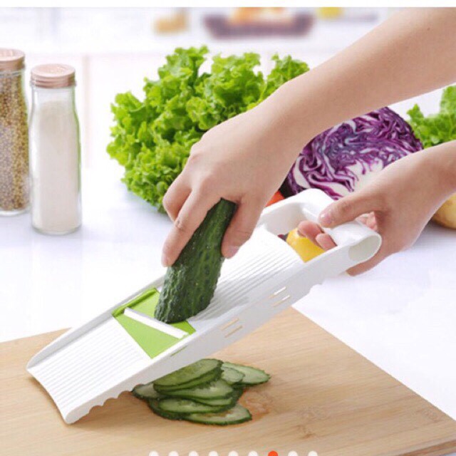 Bào Rau Củ Quả Đa Năng 4 Lưỡi Dao 8918, Dao Nạo Củ Quả