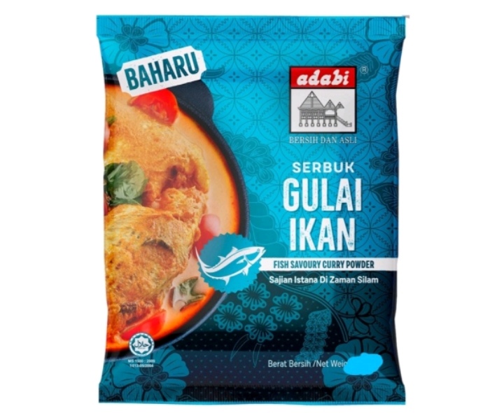[HCM]Bột cà ri ADABI/BABAS NK MALAYSIA gói 250g