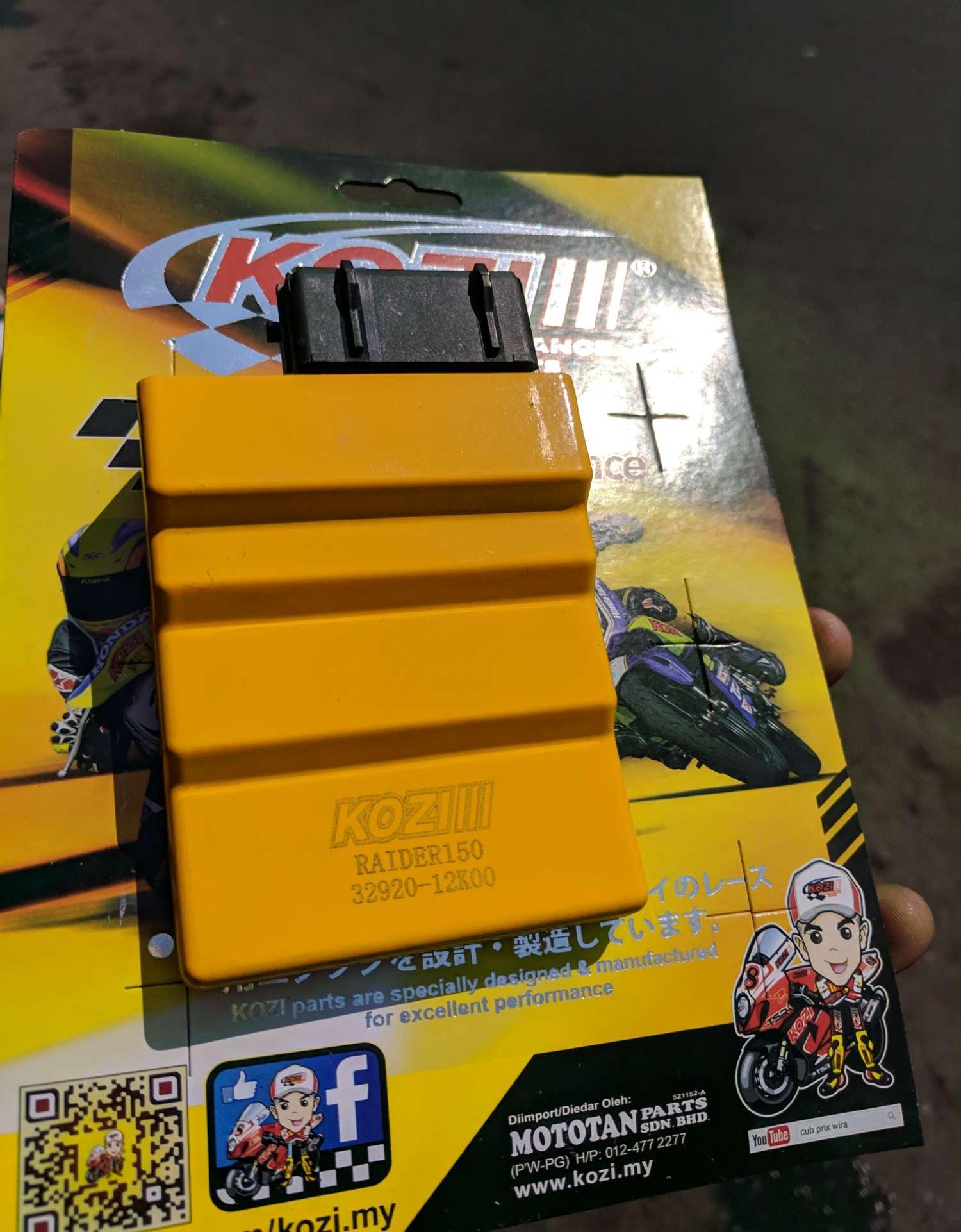 ecu Mở Tua RAIDER FI, SATRIA 150 KOZI chĩnh 8 map
