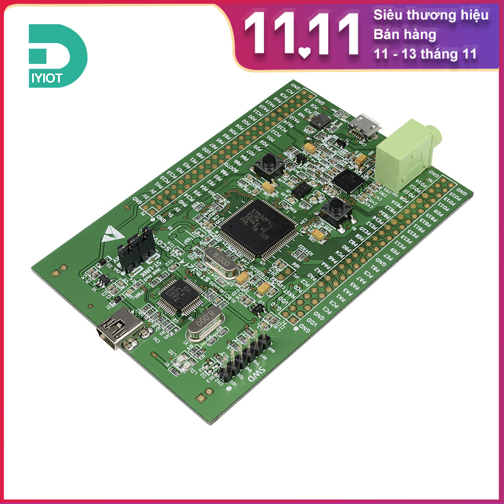 Diyiot  Ban Phát Triển Cortex-m4 Stm32f4 Discovery Stm32f407, St-Liên Kết V2