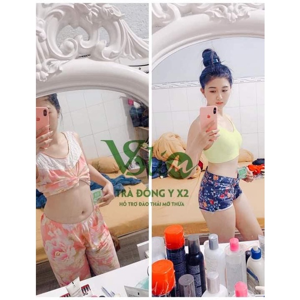 Combo 3 Hộp Trà Giảm Cân Đông Y X2 Vslim
