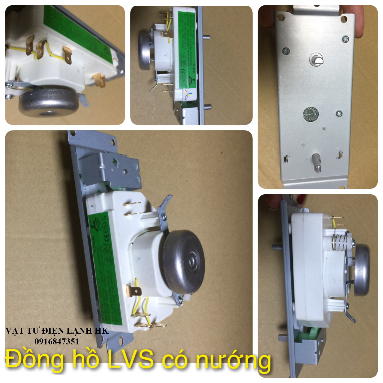 Đồng hồ thời gian lò vi sóng Có nướng - Không nướng (chọn đúng loại khi đặt hàng) - Timer điều khiển .LVS