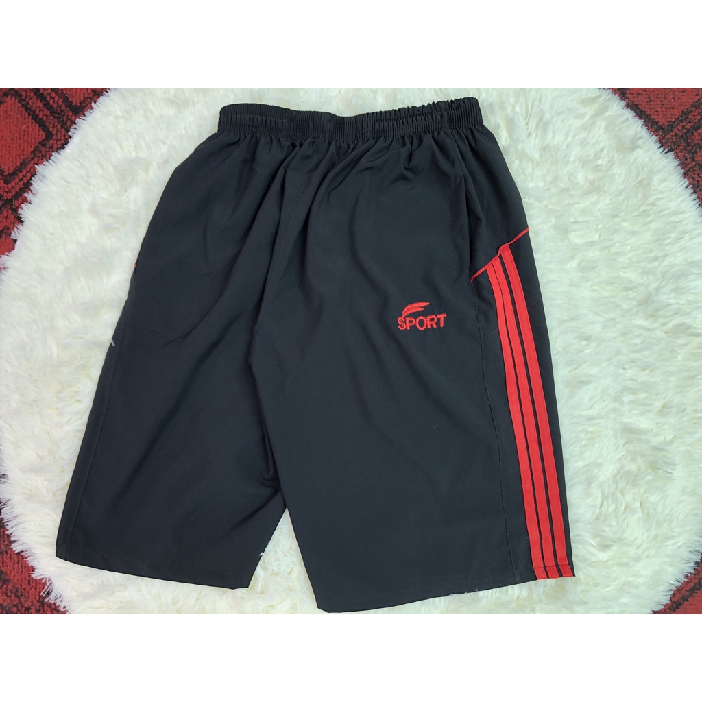 Quần Đùi Nam,Quần Short Nam Thể Thao Phối 3 Sọc, Nhẹ, Mát- DUIGIO03
