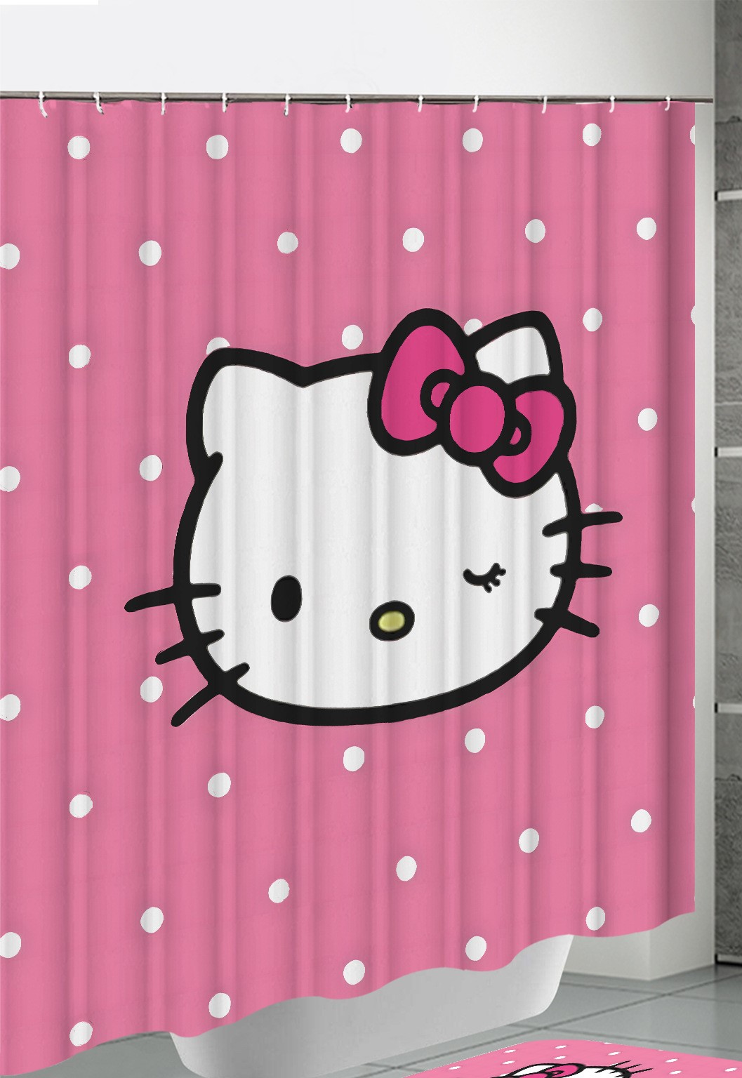 🌸RÈM HỒNG HELLO KITTY