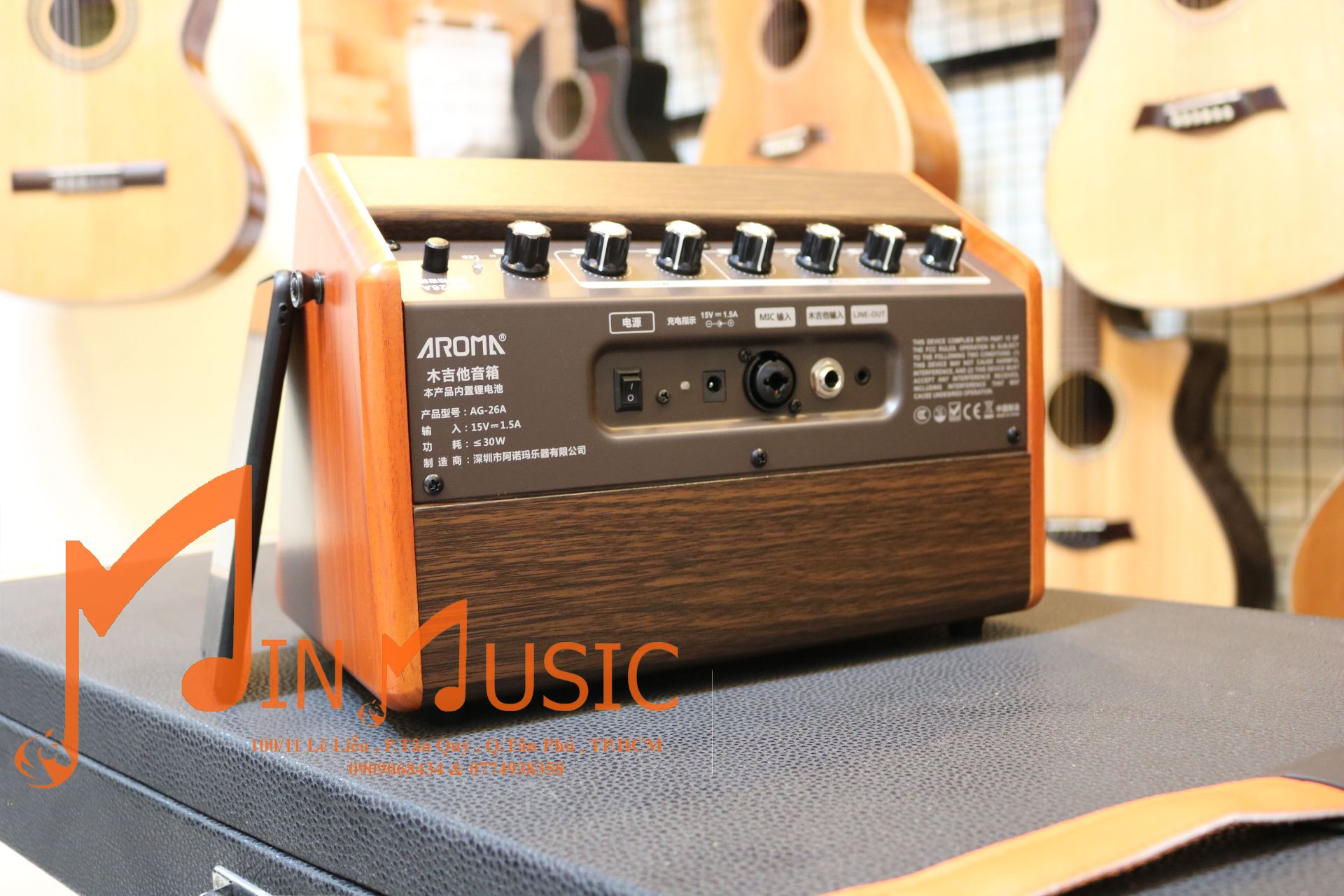 Ampli Guitar Acoustic Aroma AG-26A