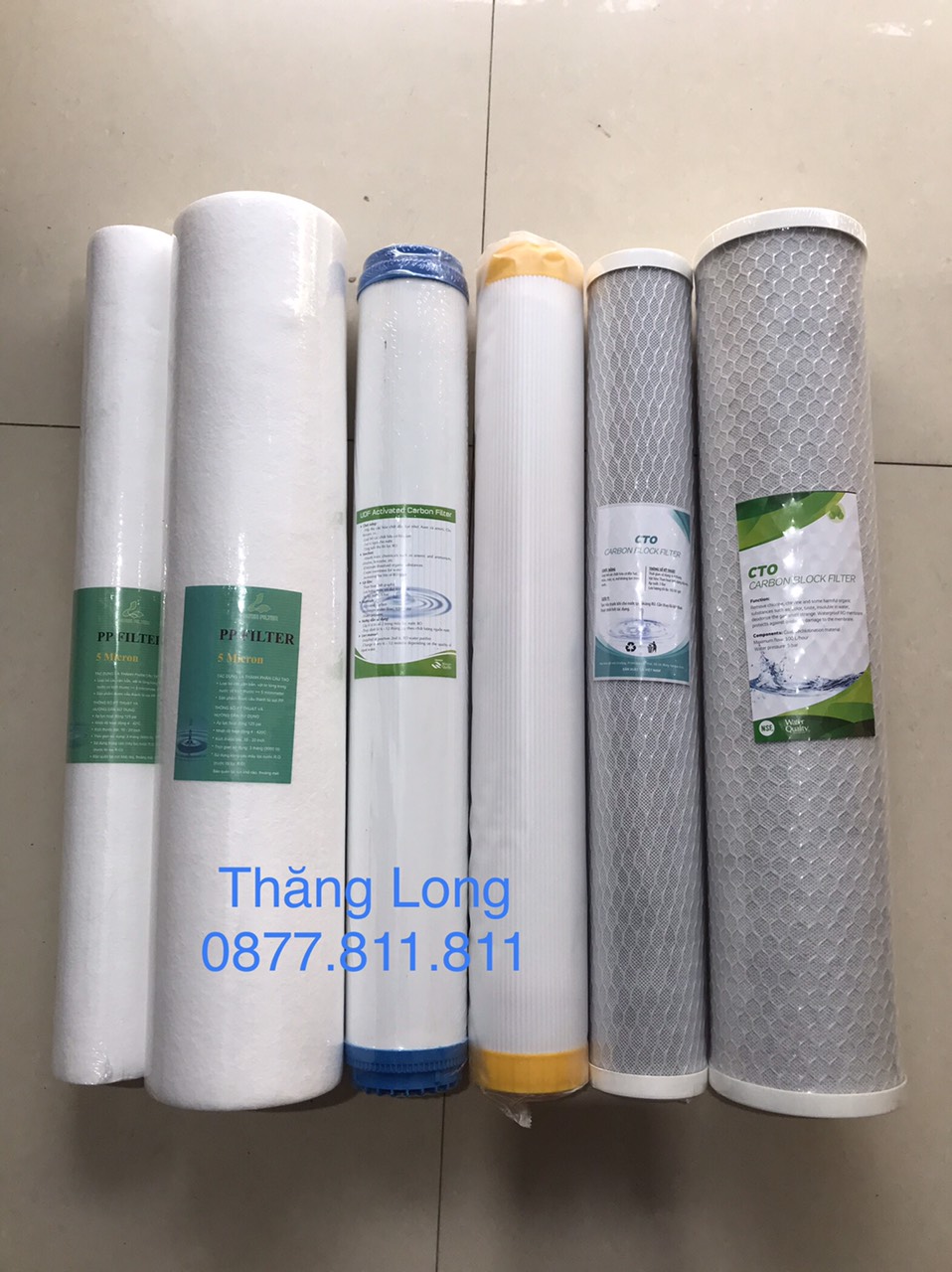 Combo 5 lõi lọc thô PP 20inch số 1