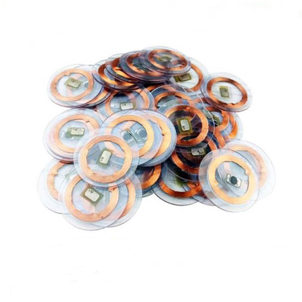 125Khz ID t5577 có thể ghi lại cuộn dây đồng có thể ghi lại trong suốt thẻ đồng xu keyfob RFID gần em4305 kiểm soát truy cập tag accessorie