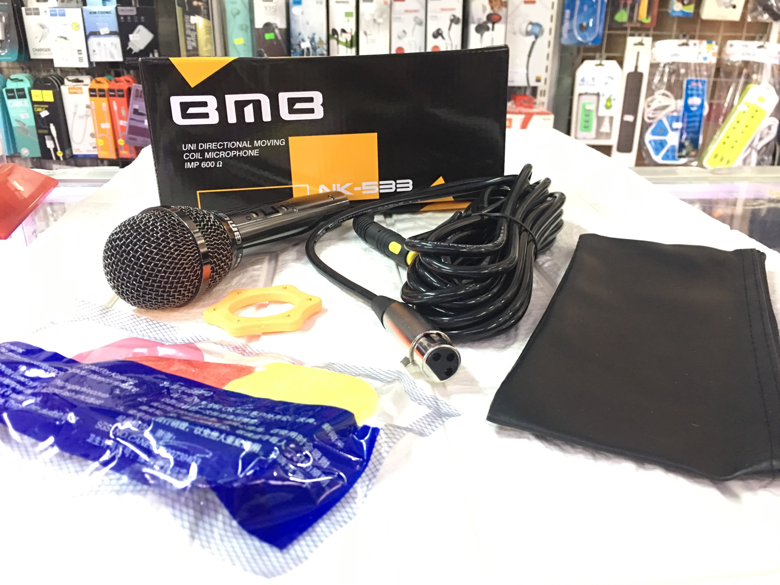 MICRO KARAOKE CÓ DÂY BMB NK-533 HÀNG JAPAN