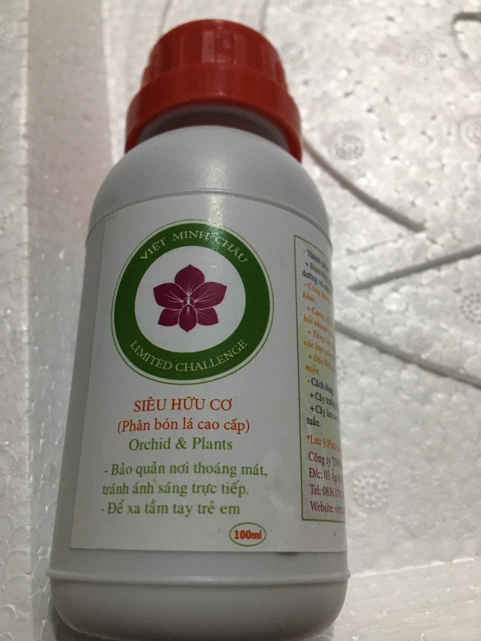 Phân bón lá siêu hữu cơ VMC lọ 100ml