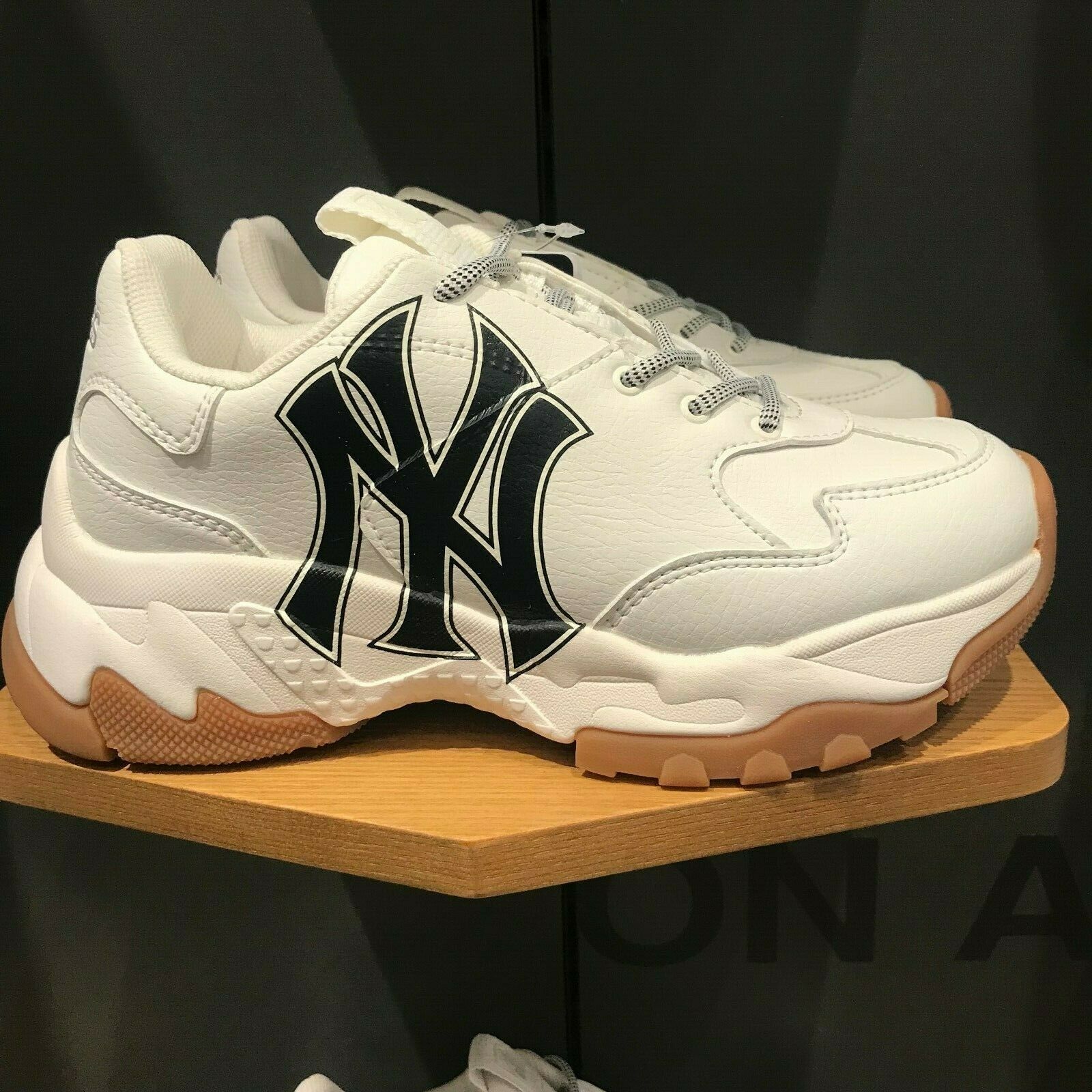 Giày MLB Chunky Mid Liner New York Yankees  3ASXLMB3N50BKS  Dope Shop   Dopevncom