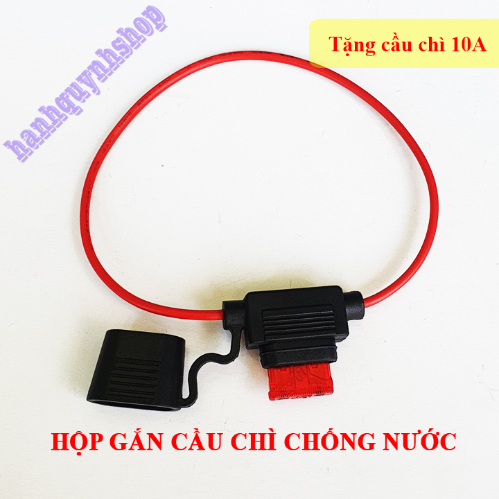 Hộp gắn cầu chì chống nước tặng kèm cầu chì chân to 10a 15a 20a 25a 30a
