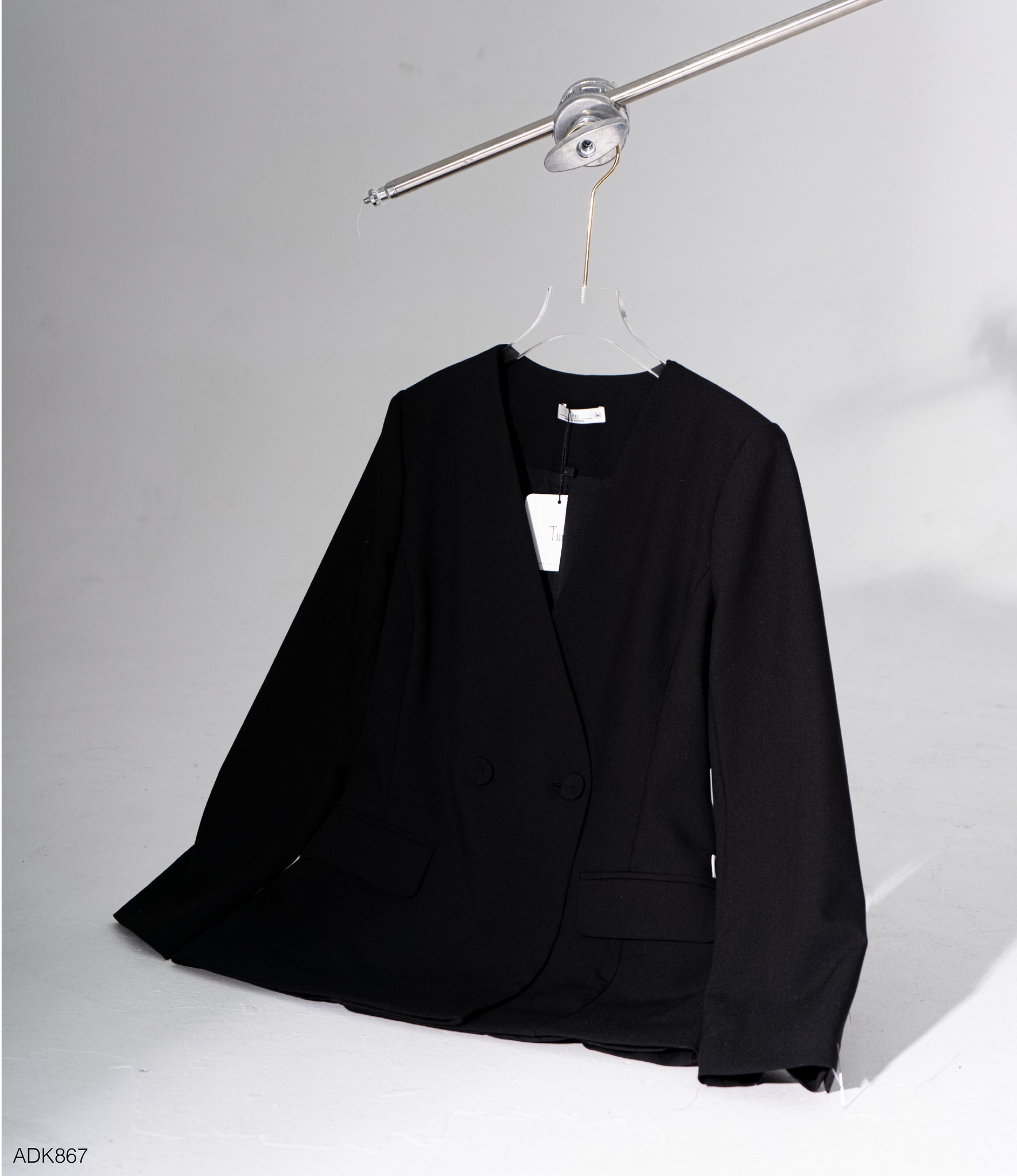 Blazer cổ liền vạt chéo đai eo TIINSTORE ADK867