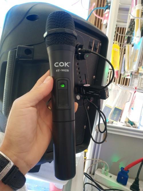 Mic karaoke đa năng ST-902B bluetooth không dây, hát siêu hay, thích hợp mọi âmly