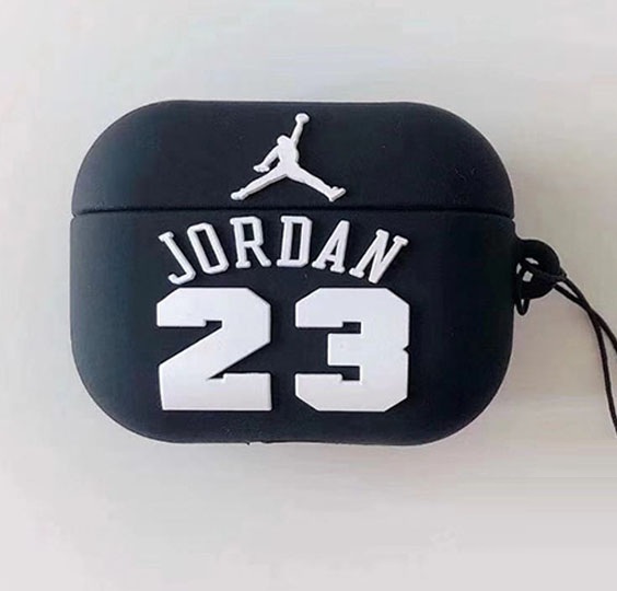[ Case Airpods Pro ] Vỏ Bảo Vệ Airpods Pro - Jordan Đen
