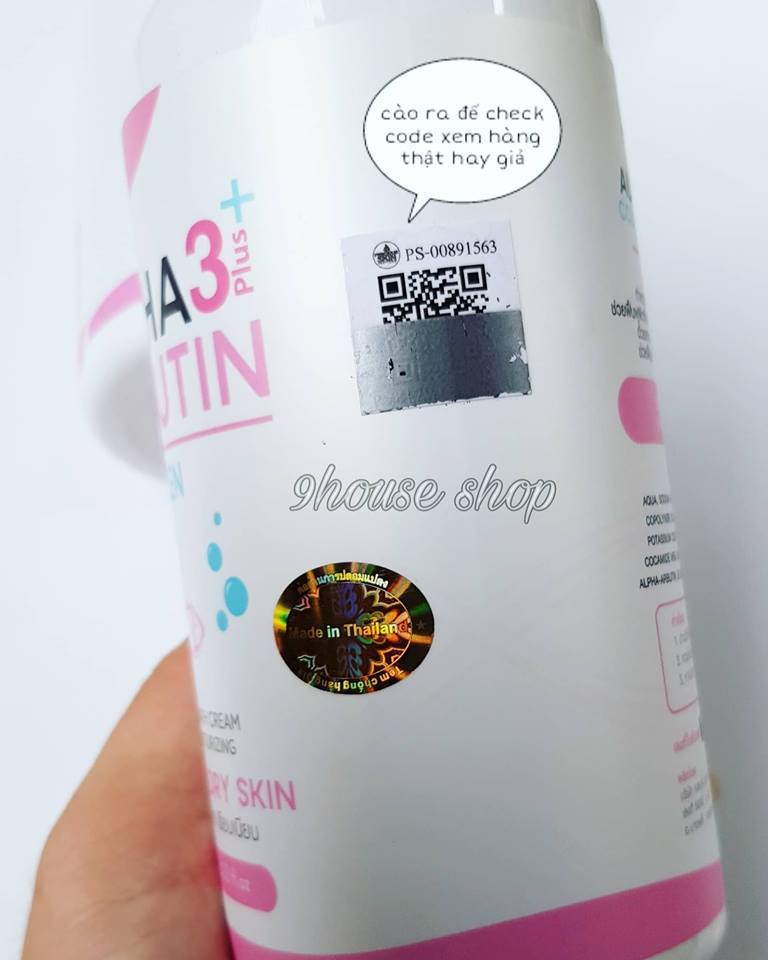 (350ml) 01 Chai Sữa Tắm Alpha Arbutin Thái Lan