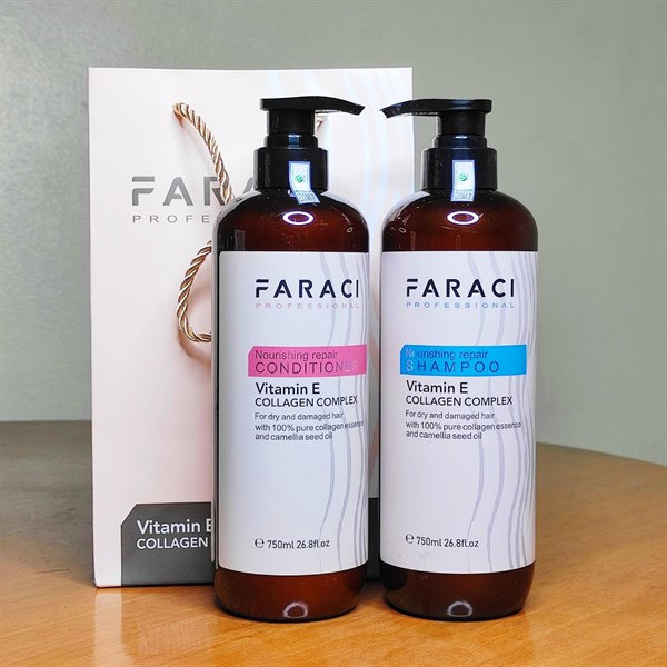 DẦU GỘI XẢ PHỤC HỒI TÓC FARACI 750ml