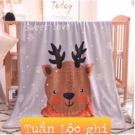 CHĂN LÔNG TUYẾT 2 LỚP CHO BÉ