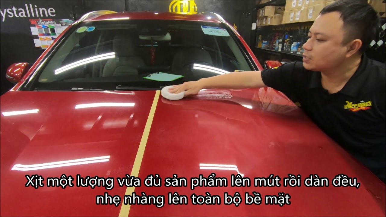 (Tặng mút dưỡng cao cấp) Meguiar's Ceramic Wax - WAX BÓNG SƠN XE G190526 768ml