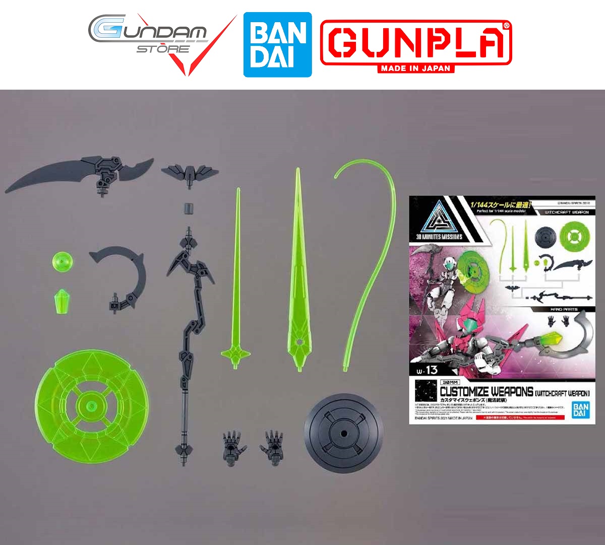 BANDAI Customize Weapons (Witchcraft Weapon) - Kit De Personnalisation Pour Modèles 30 Minutes