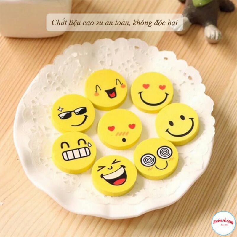 Gôm chì mặt cười túi 4 cục