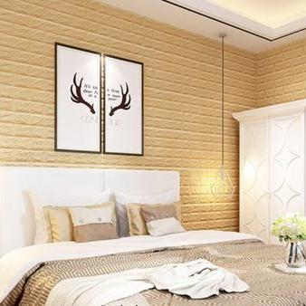 10 Miếng xốp đẹp dán tường cách âm ,cách nhiệt 3D phong cách Hàn Quốc-khổ 70x77cm dodiengiasi (nhiều màu đẹp bạn dễ lựa chọn)