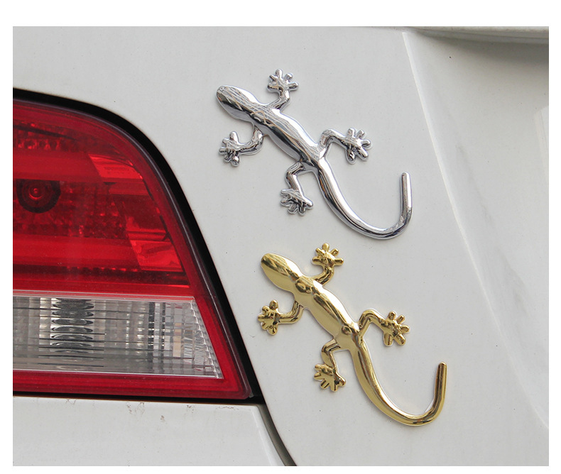 Thạch Sùng 3D màu BẠC