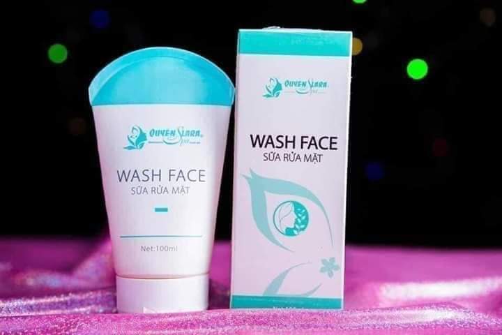 Sữa rửa mặt trắng da ngừa mụn Wash Face Q'lara