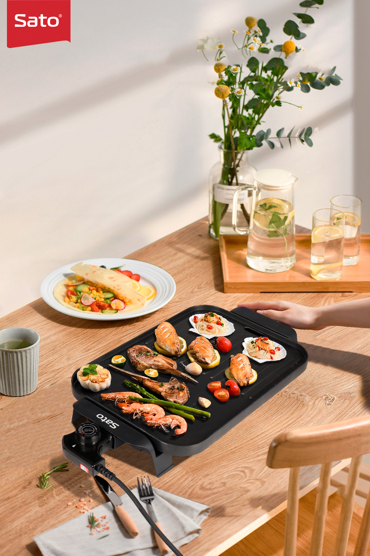 Bếp nướng điện Sato 200NDA