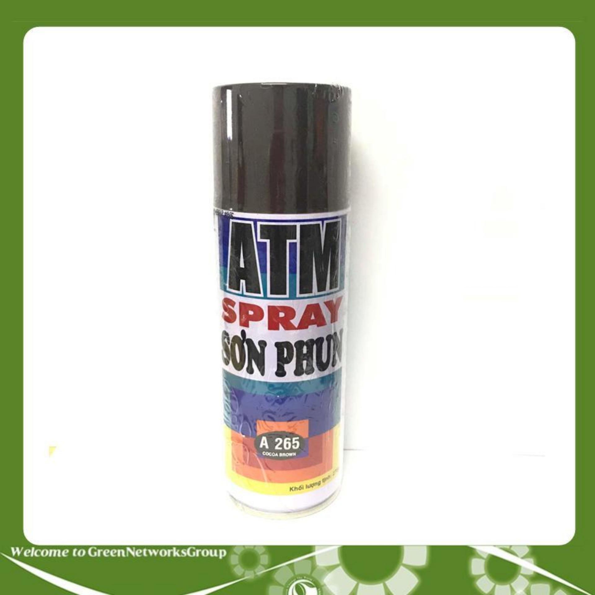 Bình sơn xịt gỗ A265 GreenNetworks (nâu hạt dẻ)