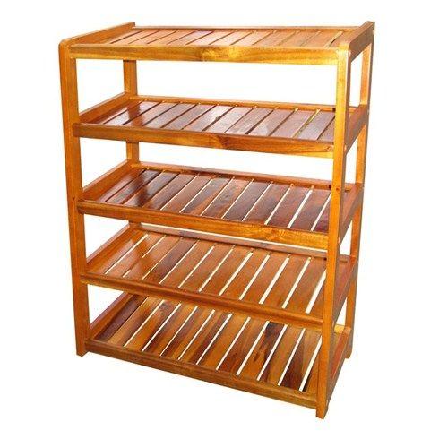 Kệ giày dép 5 Tầng 80cm - màu cánh gián