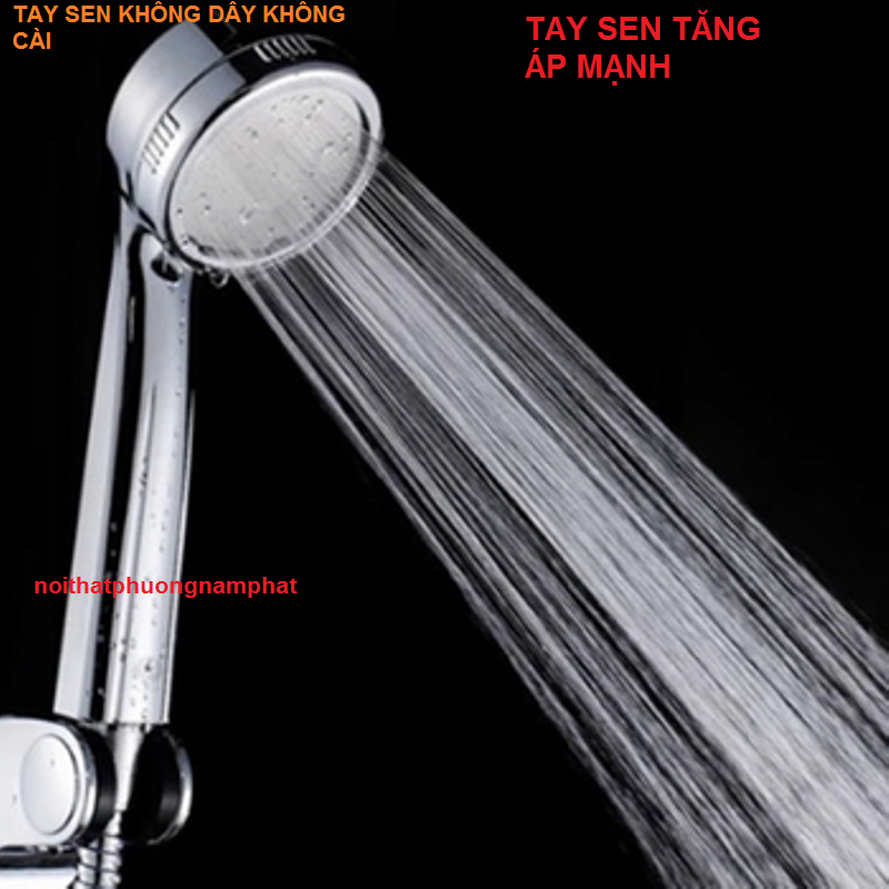 [HCM][GIÁ HỦY DIỆT- BAO NƯỚC MẠNH] Tay Sen Tắm Vòi Hoa Sen TĂNG ÁP TS16 TAY SEN TĂNG ÁP TRÒN KHÔNG DÂY
