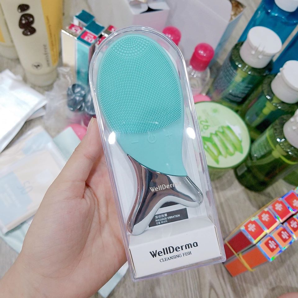 Máy Rửa Mặt WellDerma Cleansing Fish - MÁY RỬA MẶT CÁ HÀN QUỐC