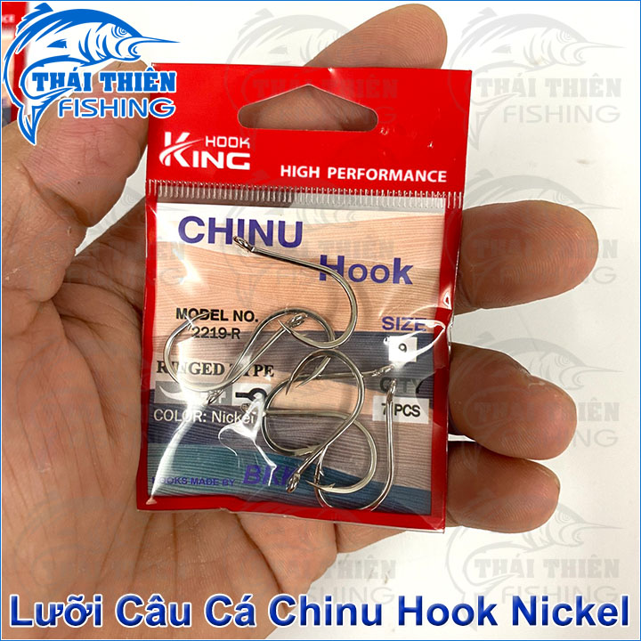 Lưỡi Câu Cá Chinu BKK King Hook Nickel