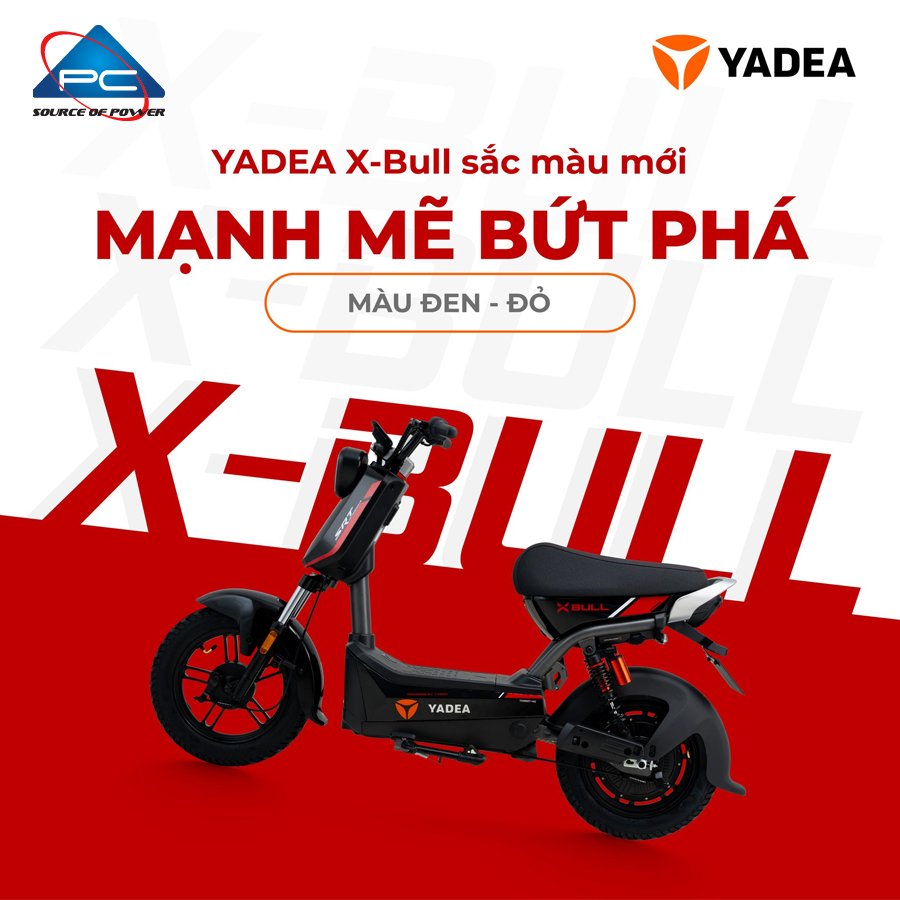 Xe Máy Điện YADEA X-BULL Phiên Bản 2024