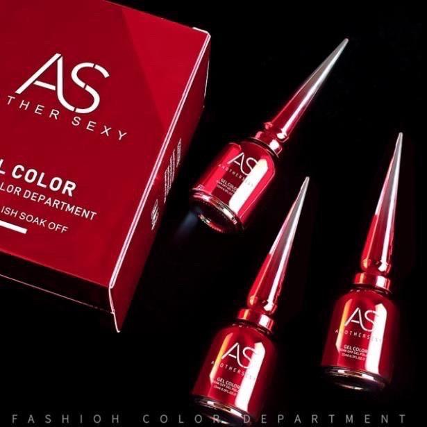 [HCM]Sơn Gel AS mã ADE  Chai đỏ 15ml (phải hơ máy)