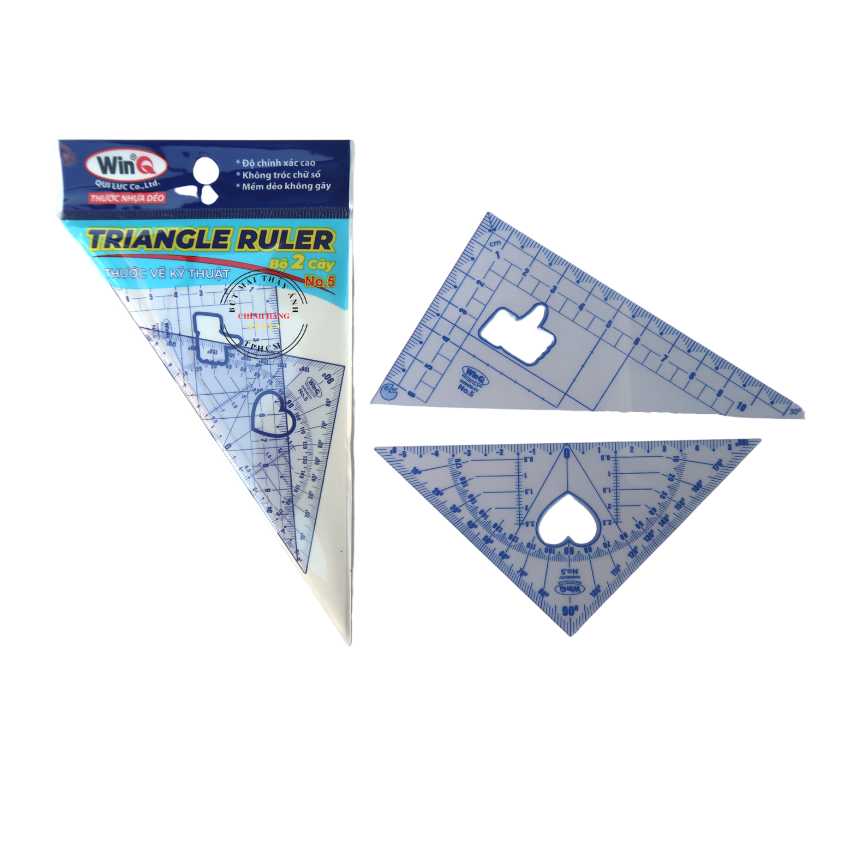 Combo 2 thước dẻo eke WinQ
