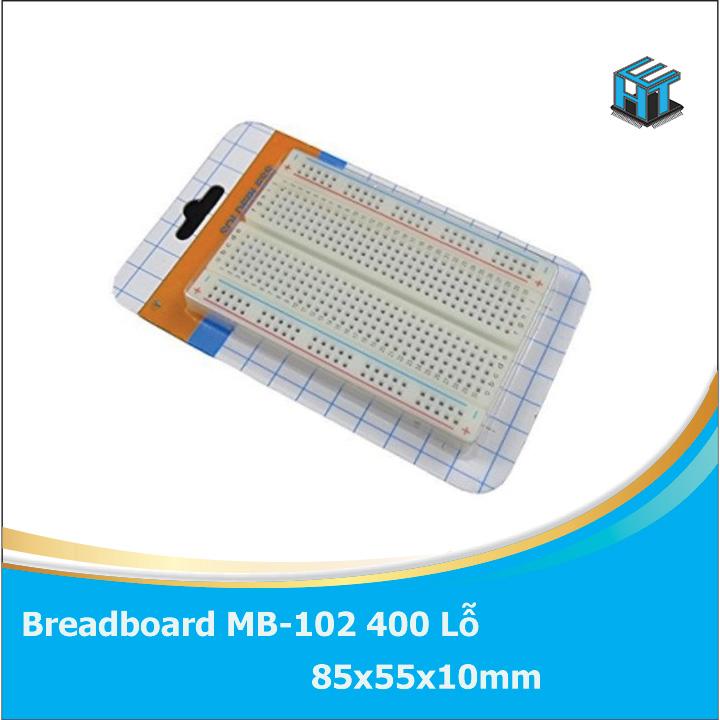 Breadboard Test board MB-102 400 Lỗ 85x55x10 mm