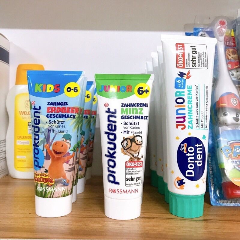 ( Bill Đức ) - Kem đánh răng Kid,Junior Prokudent nội địa Đức - 75ml