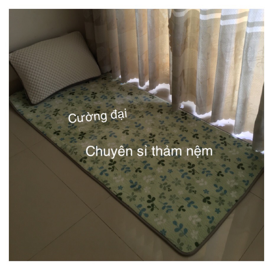Thảm ngủ văn phòng tiện lợi  thảm lông mỏng size 0.8x1m6 ( màu ngẫu nhiên)