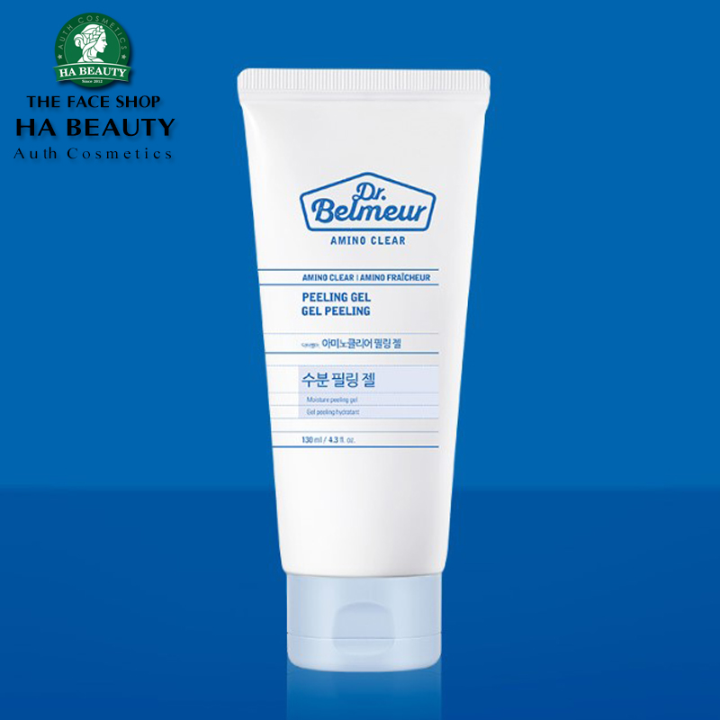 Tẩy da chết cho da mặt the face shop dr belmeur amino clear peeling gel 130ml hàn quốc