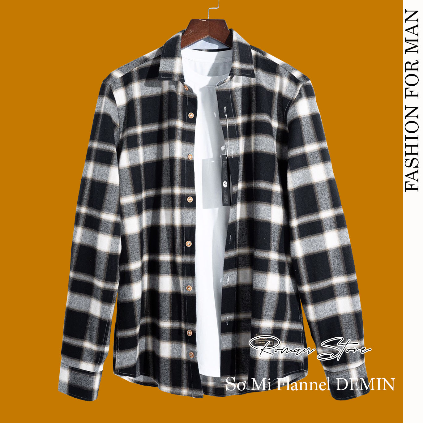 Sơ mi Flannel DEMIN CAO CẤP