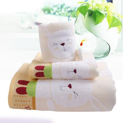 KING SHORE Khăn Tắm 100% Cotton Người Lớn 100% Cotton Mềm Mại Trẻ Em Cắt Nhung Đáng Yêu Thoải Mái Hút Nước Mềm Mại Ngày Lễ 8/3