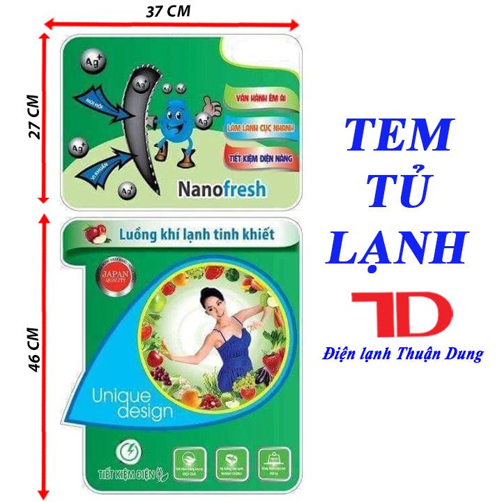 TEM DÁN TỦ LẠNH - Điện lạnh Thuận Dung