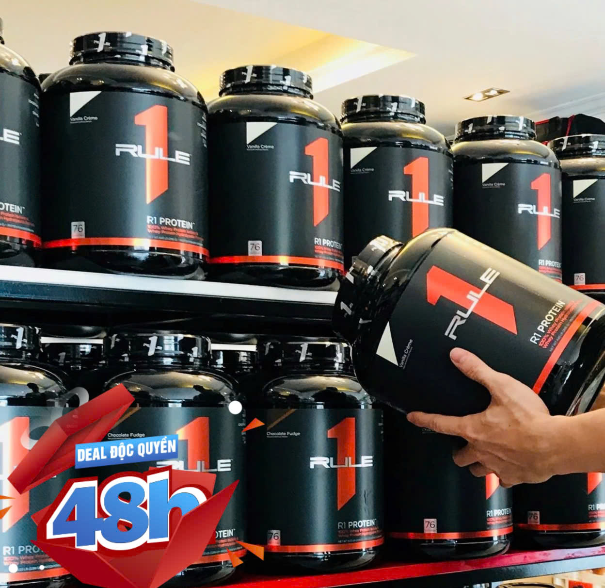 RULE1 PROTEIN ISOLATE WHEY - BỘT PROTEIN XÂY DỰNG CƠ BẮP CHẤT LƯỢNG CAO