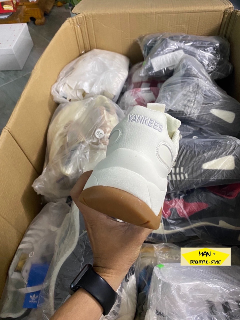 ( SALE CỰC SỐC) Giày thể thao MLB BIG BALL CHUNKY P đế nâu