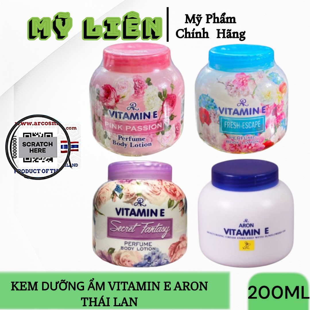 KEM DƯỠNG VITAMIN E THÁI LAN 200G