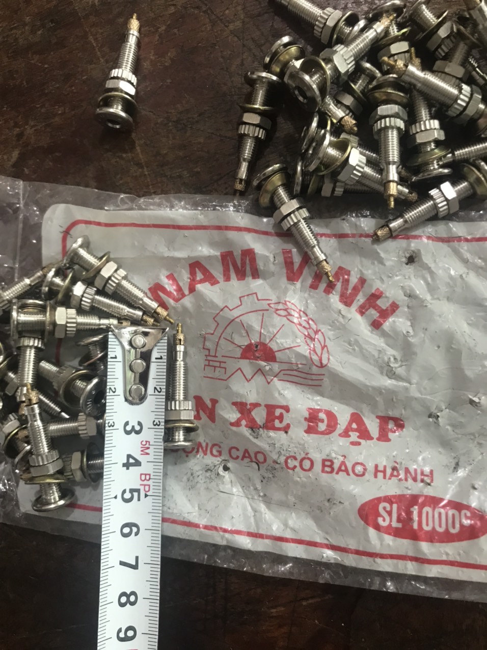Bộ 5 Chiếc Van Nụ Gạo Xe Đạp Nam Vinh 3.5cm