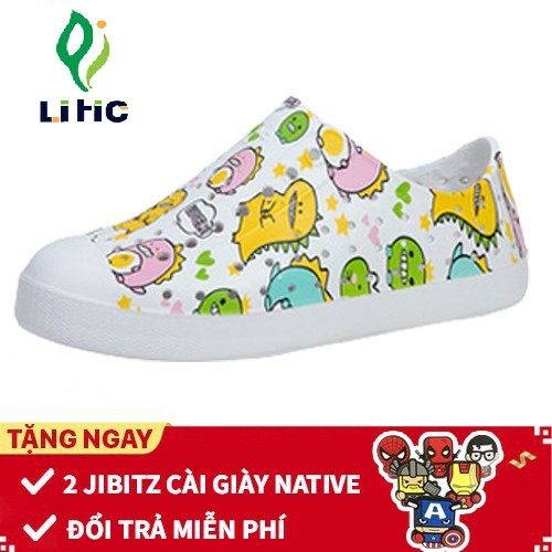 Giày native cho béfreeshipgiày native cho bé họa tiết ngộ nghĩnh nativekiss litic