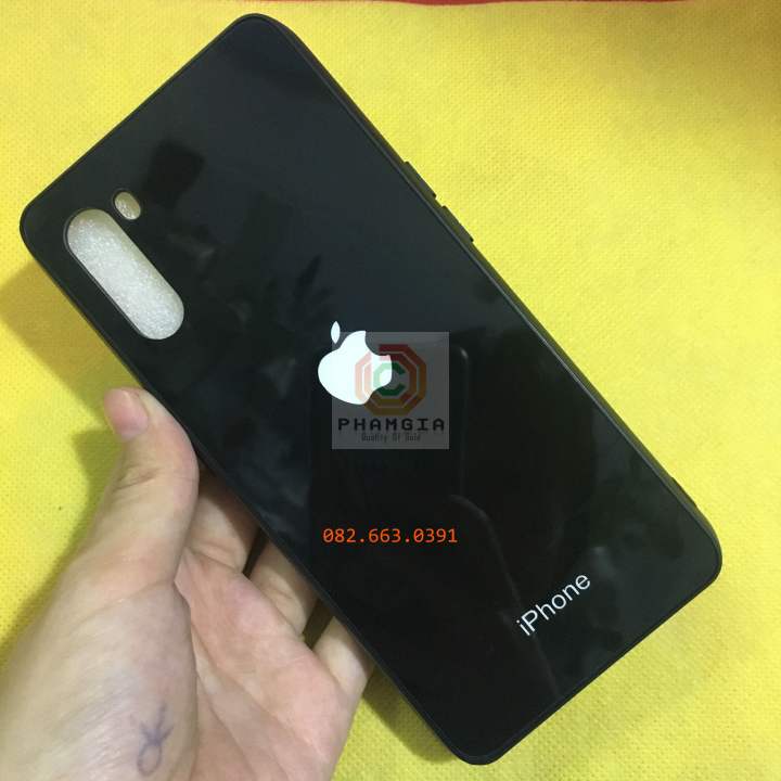 Ốp lưng ép kính Xiaomi redmi note 8/ note 8 pro giả iphone